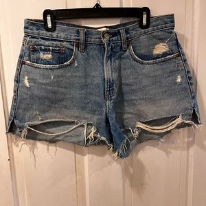 Abercrombie Curve-love Mid-rise Boyfriend Short